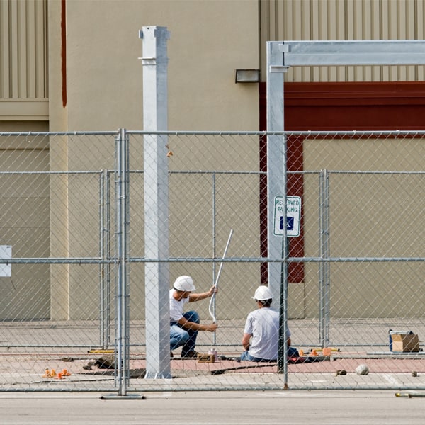 how much time can i lease the temporary fence for my construction site or event in Silver Lake